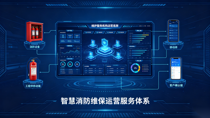 服务机构智慧消防维保运营解决方案